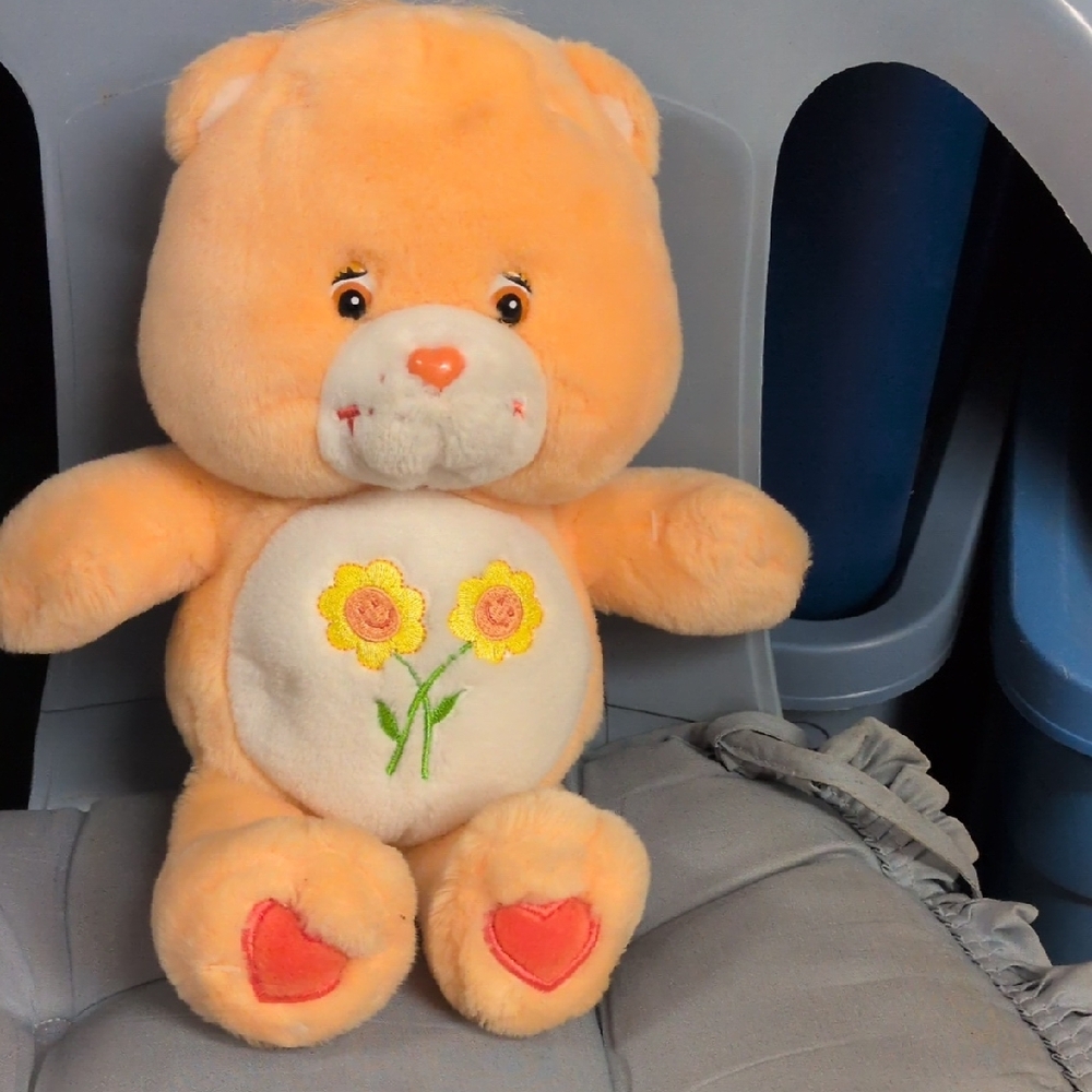 Orange Plush Bear Toy